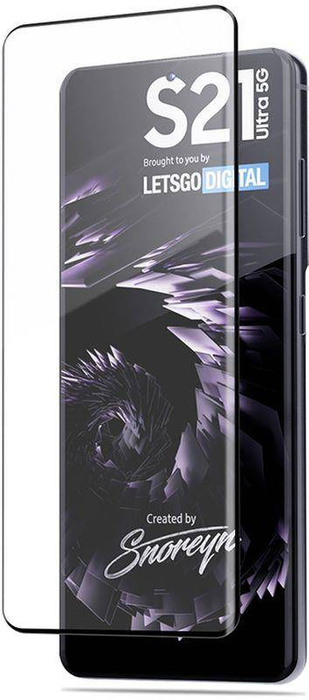 VETRO T-PHOX 5D SAM S21 ULTRA NERO COLLA PIENA