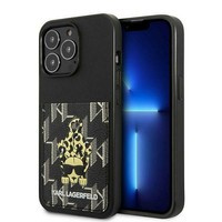 Case KARL LAGERFELD Apple iPhone 13 13 Pro Karlimals Cardslot Black Hardcase