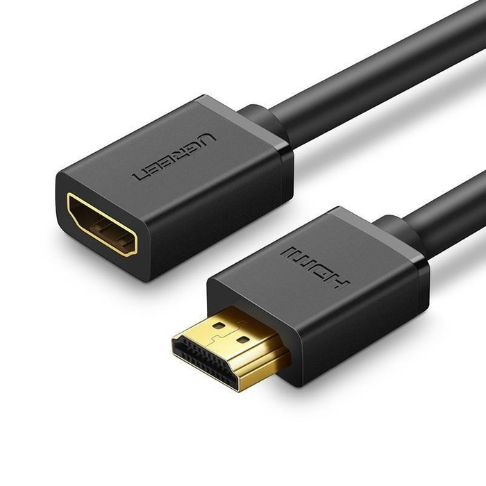 Kabel UGREEN HDMI samec na HDMI samice HD107 FullHD 3D 2m černý