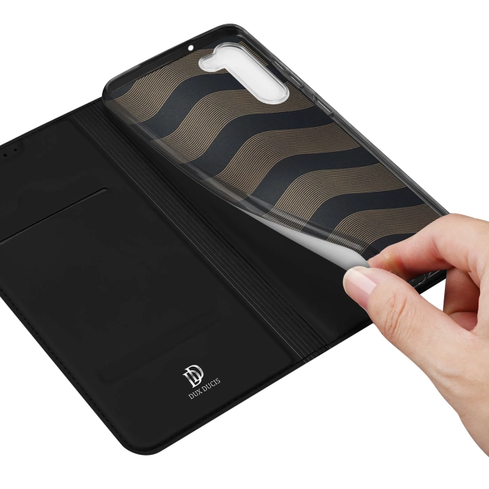 Dux Ducis Skin Pro Hülle für Samsung Galaxy S23+ Flip Cover Card Wallet Stand schwarz