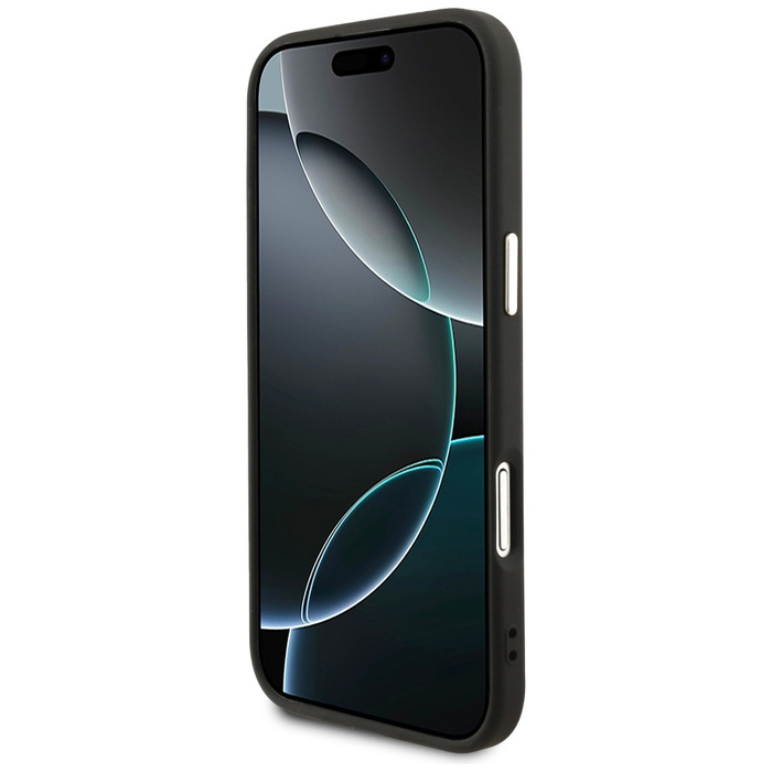 Etui Guess 4G Triangle Logo MagSafe do   iPhone Air czarny złoty