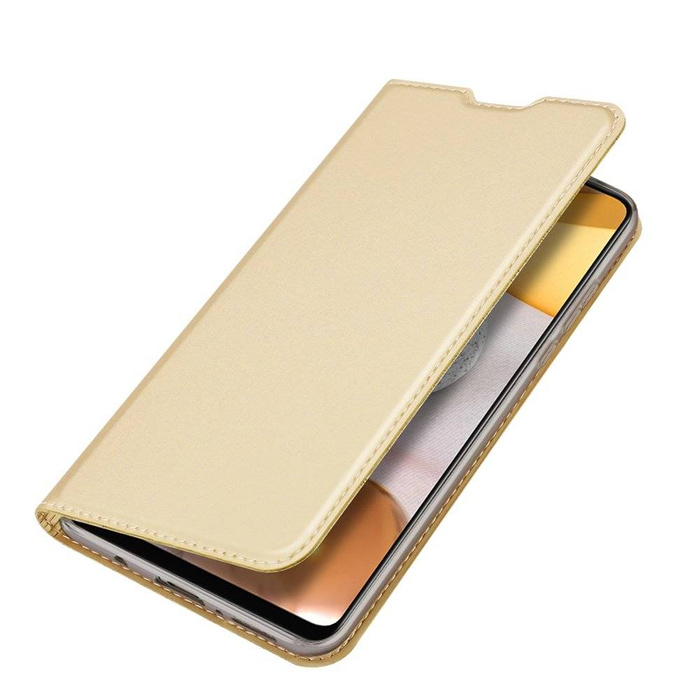 DUX DUCIS Skin Pro Holster Cover Flip Cover für Samsung Galaxy A42 5G gold
