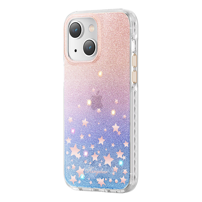 Obal Kingxbar Heart Star Series Obal iPhone 14 Plus Zadní kryt Zodiac Backs Case