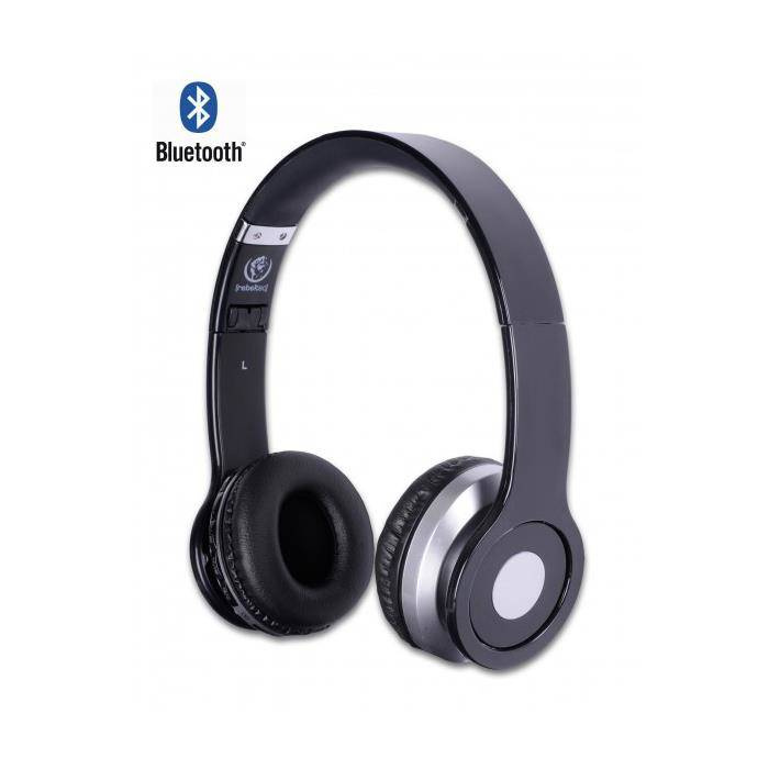 Écouteurs Bluetooth Rebeltec Crystal noir