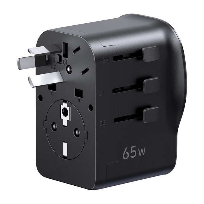 Universal Travel Adapter / charger Network Adapter Ugreen S550, 65W, 2x USB-C, 1x USB-A