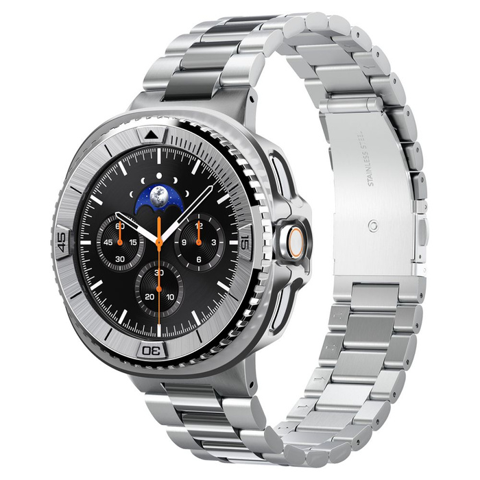 Spigen LÜNETTE TUNE PRO PILOT SAMSUNG Galaxy Watch 8 CLASSIC (46 MM) SILBER