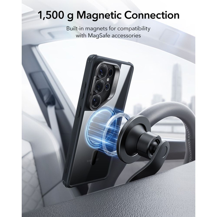 ESR CLASSIC HYBRID KICKSTAND MagSafe GALAXY S26 ULTRA CLEAR/BLACK