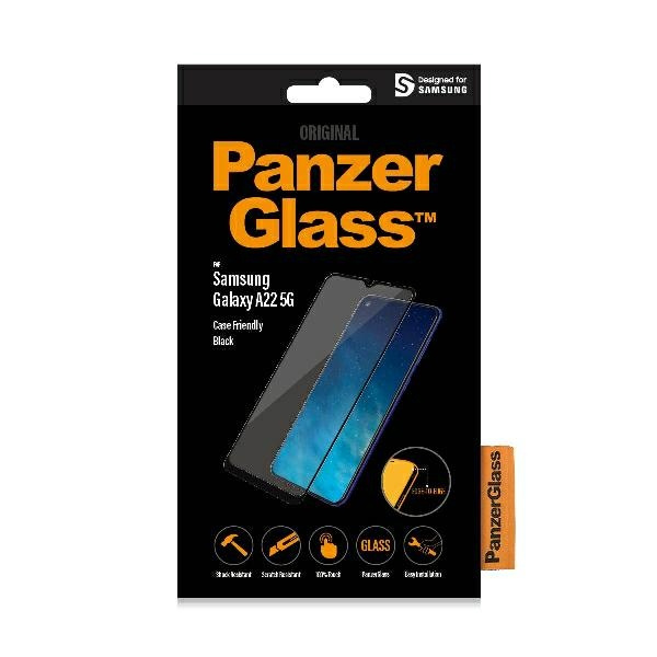 PanzerGlass E2E Regular Samsung A22 5G A226 Case Friendly black/black