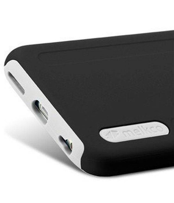 Coque iPhone 6 6S 4.7 MELKCO Dual Layer Noir / Blanc