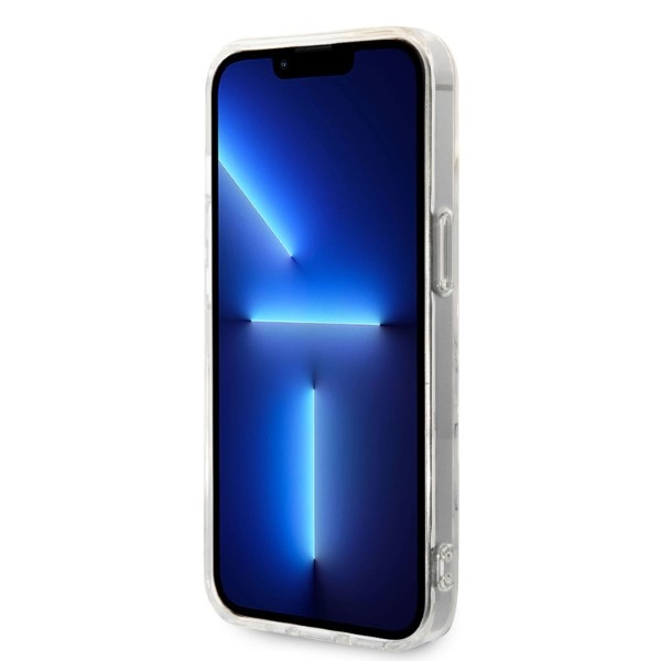 Kit Hülle Guess Case+ Ladegerät iPhone 14 Plus 6,7" weiß/weiß hart case Marmor MagSafe