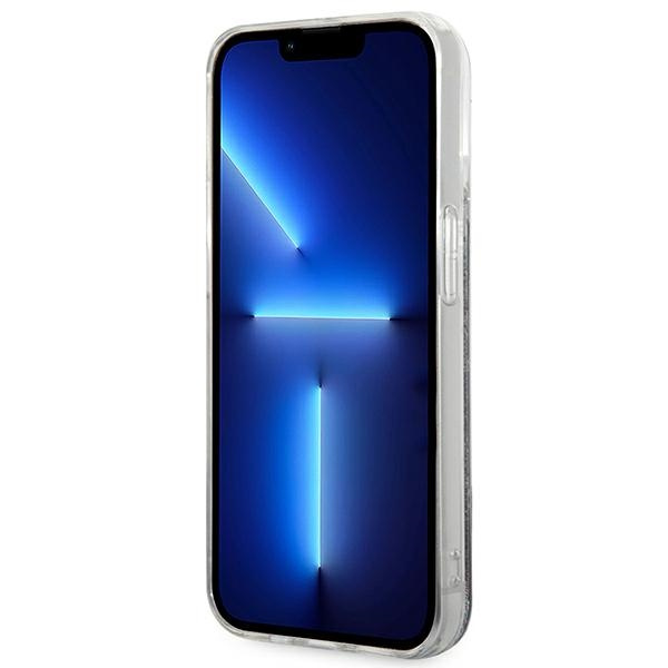 Case KARL LAGERFELD Apple iPhone 14 Pro Max Liquid Glitter Monogram Black Hardcase