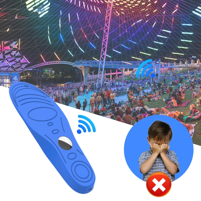 Schuheinlagen - Schutzhülle für AirTag (175mm-190mm) - blau