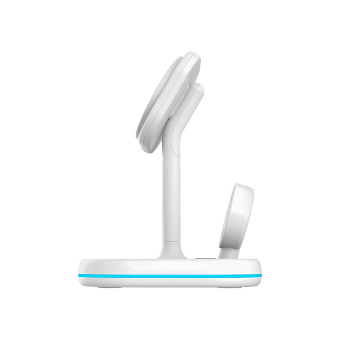 TECH-PROTECT QI15W-A27 3IN1 MagNETIC MagSafe CARICATORE WIRELESS BIANCO