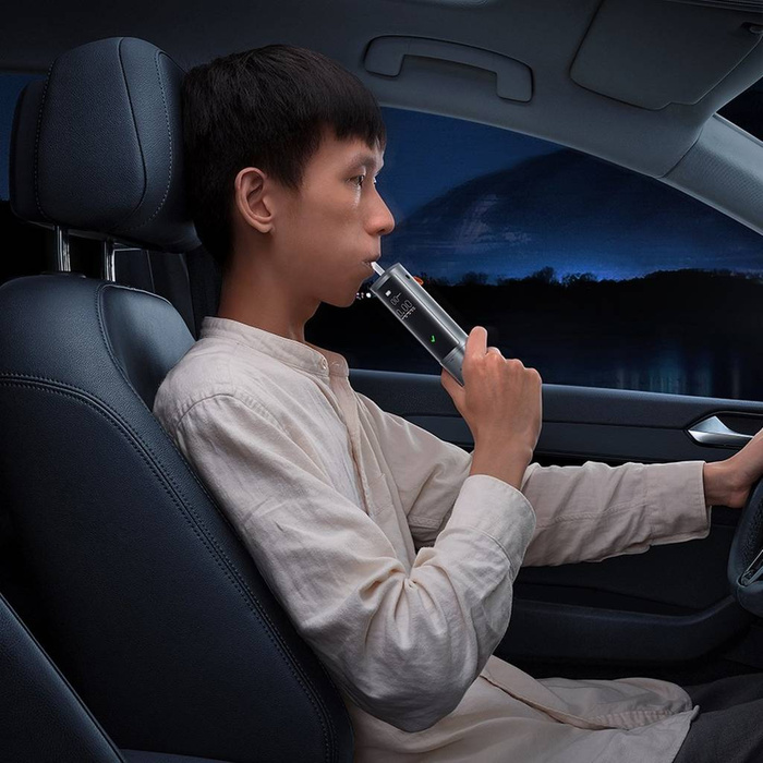 Alcoholímetro Baseus SafeJourney Pro Series 470mAh gris