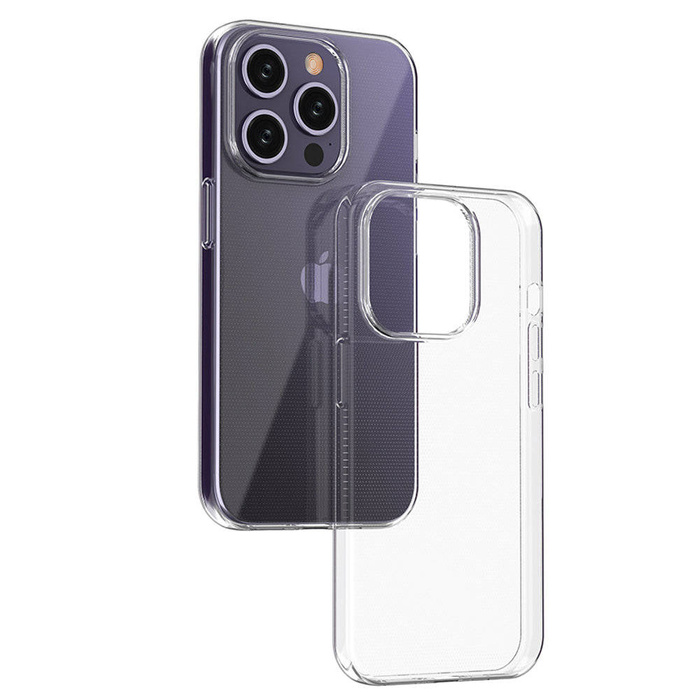 Coque iPhone 15 Pro de la série Ultra Clear de couleur transparente