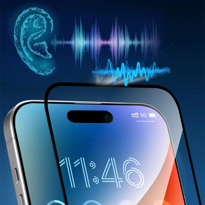 Joyroom JR-MAR0315 Panzerglas mit Antireflexbeschichtung für iPhone 15/16