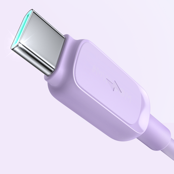 Câble USB - USB C 3A 1,2m Joyroom S-AC027A14 - violet