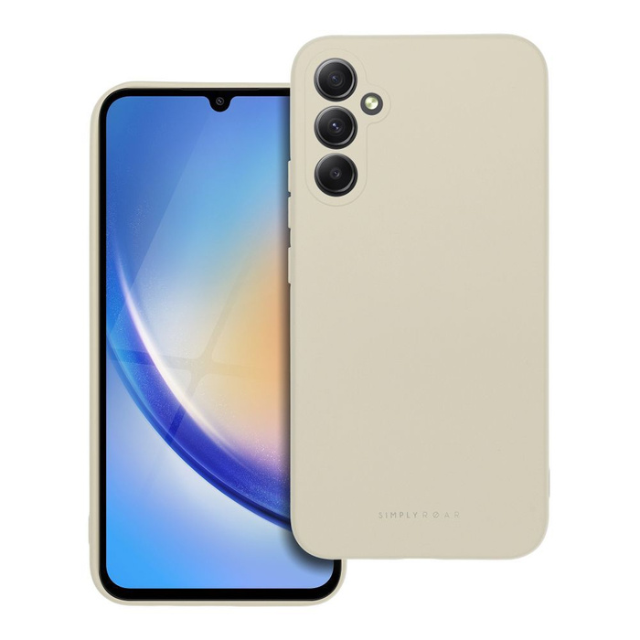 Futerał Roar Space Case - do Samsung Galaxy A34 5G Kremowy