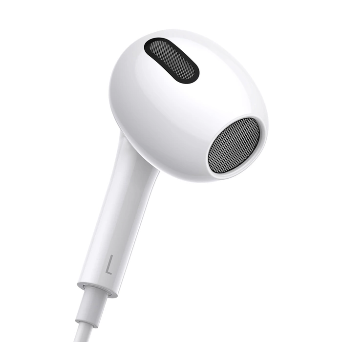 Baseus Encok H17 3.5mm minijack auriculares con cable blanco (NGCR020002)