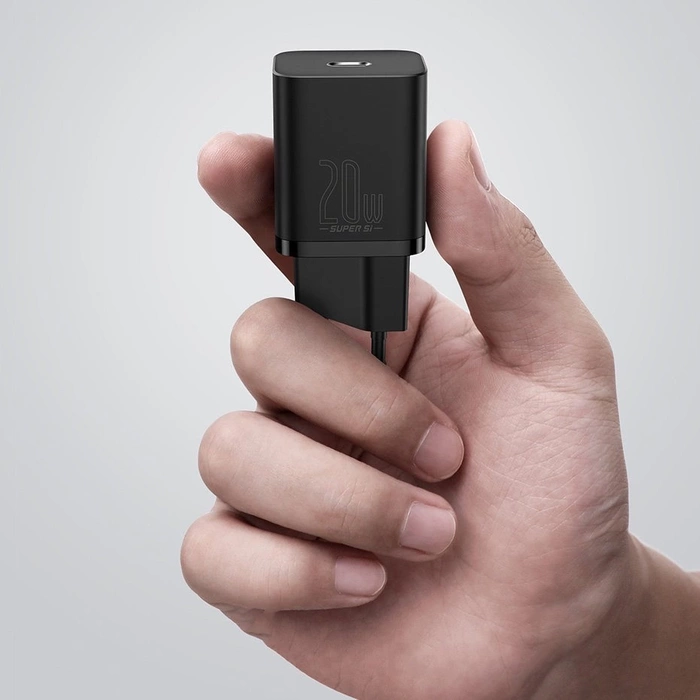 [B WARE] Baseus Super Si 1C Schnellladegerät USB Typ C 20 W Power Delivery weiß (CCSUP-B02)