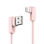 Câble Angulaire USAMS Lightning U-flow 2A 1.2m Rose