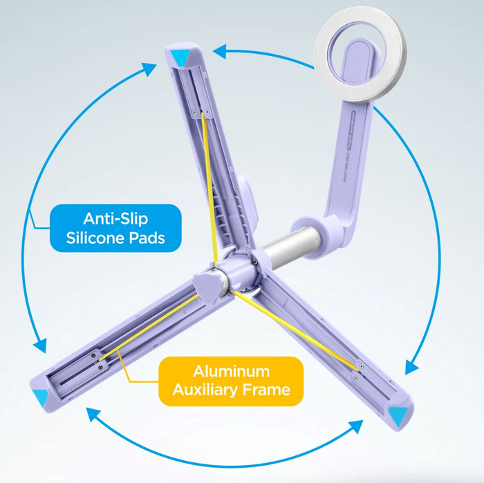 Spigen MagSafe S571W BLUETOOTH SELFIE STICK TREPPIEDE LAVANDA