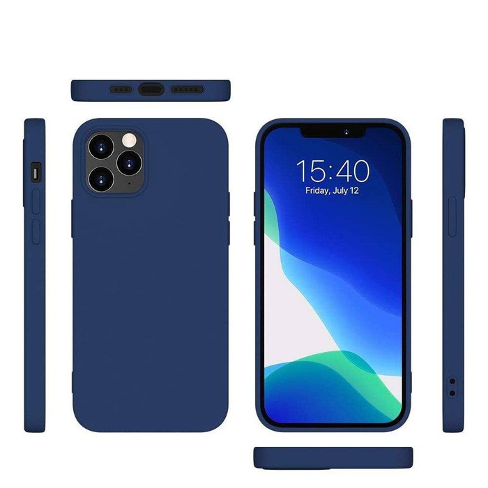 Custodia in silicone Custodia morbida in gomma flessibile per Xiaomi Redmi Note 10 5G / Poco M3 Pro blu