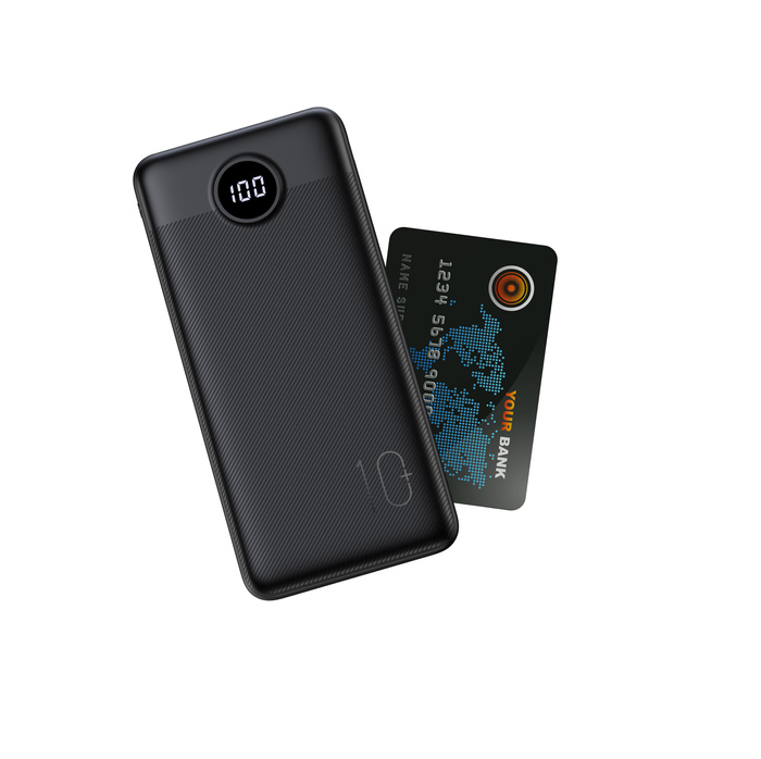 Powerbank Veger L10S (W1105PD) PD QC3.0 2A 20W 10000 mAh czarny