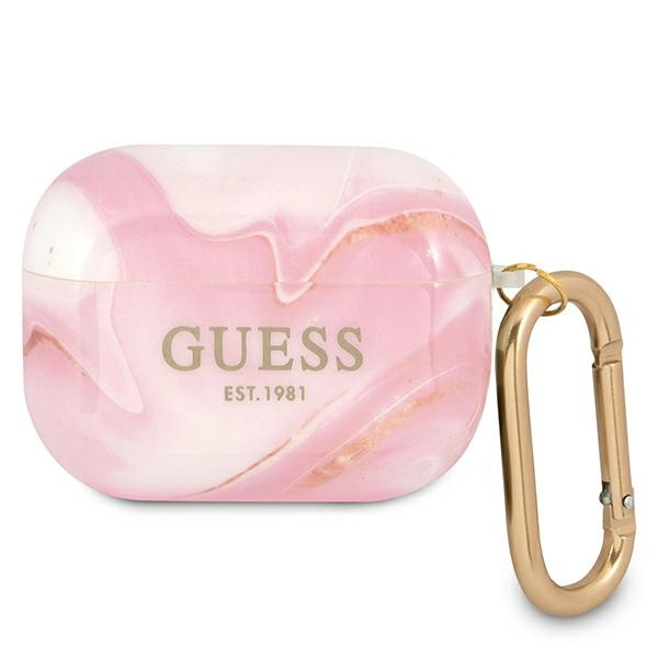 Cover GUESS Apple AirPods Pro Marble Collection Pink Case