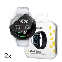 Wozinsky Vollkleber-Hartglas für Garmin Forerunner 265S 46 mm (2 Stück)