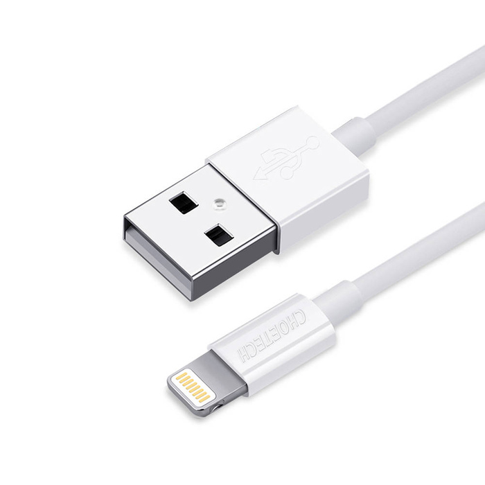 Choetech zertifiziertes USB-A Kabel - Lightning MFI 1,8m weiß (IP0027)