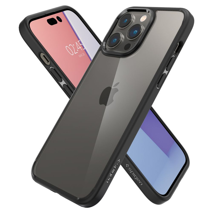 Hülle Spigen Ultra Hybrid IPhone 14 PRO MAX MATTE SCHWARZ