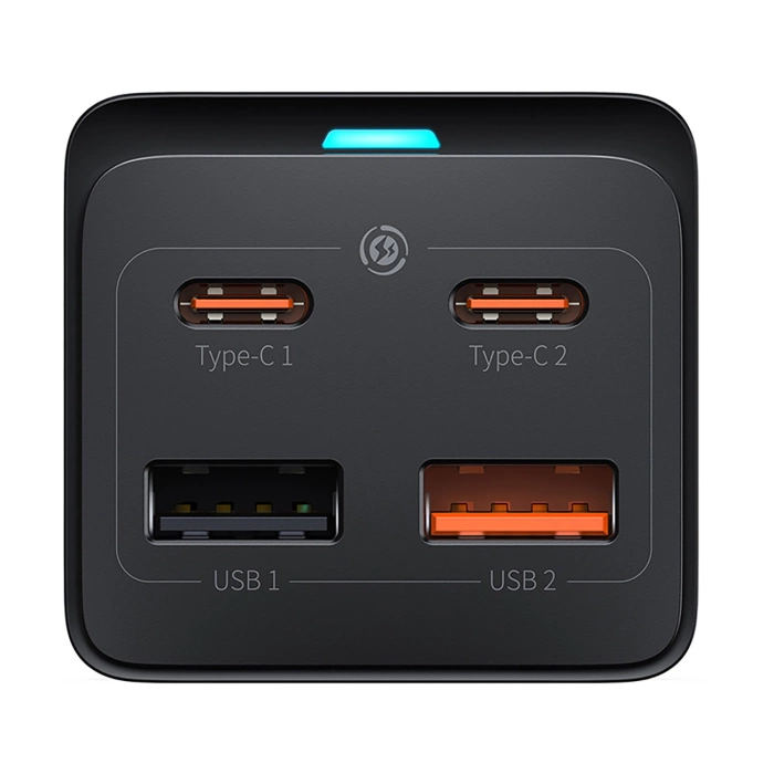 Ładowarka sieciowa / listwa zasilająca Baseus GaN3 Pro 2x USB + 2xUSB-C + AC, 65W