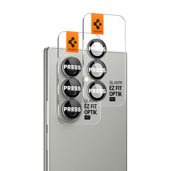 PROTEZIONE FOTOCAMERA SPIGEN OPTIK PRO HD GLAS.TR ”EZ FIT” 2 PEZZI GALAXY Z FOLD 7 NERO