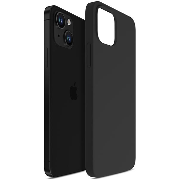 3mk Silicona Case iPhone 14 Plus 6.7" negro/negro