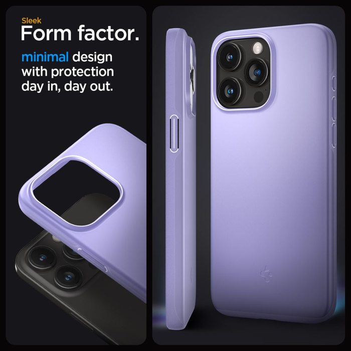 Coque iPhone 15 Pro Max Spigen Thin Fit Iris Purple