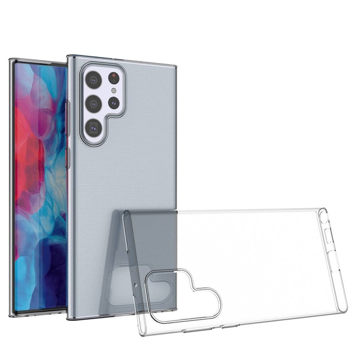 Gelhülle für Ultra Clear 0,5 mm Samsung Galaxy S22 Ultra transparent