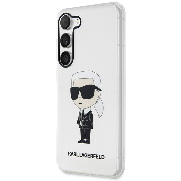 Cover Karl Lagerfeld Klhcs23shniktct S23 S911 Transparent Hardcase Ikonik Karl Lagerfeld Case