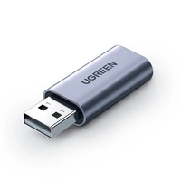 UGREEN Adaptador USB a Minijack 3.5mm Audio CM383 Gris