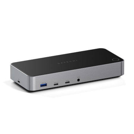 Satechi Triple 4K Display Docking Station - stacja dokująca do monitorów 4K (Mac/Windows OS) (3x 4K/60 Hz, 100W, 2x DisplayPort 1.4 4k/60 Hz, 3x HDMI 2.0 4K60 Hz, USB 3.1, USB-C 3.1, 2x USB 3.0, USB-C 3.0)