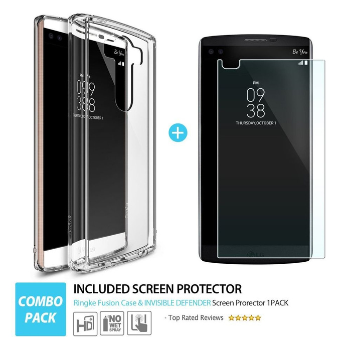 Coque RINGKE Fusion LG V10 Vue de cristal