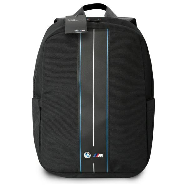 BMW Backpack BMBP15COMPVSKL 16" Black/Black Nylon Blue Stripe