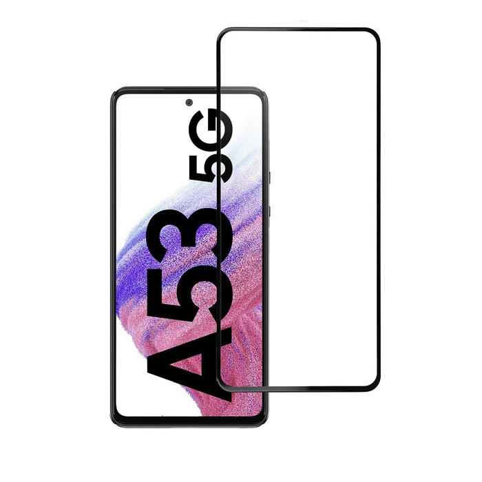 Szkło hartowane do Samsung Galaxy A53 5G (full glue / case friendly) Blue Star 5D czarne