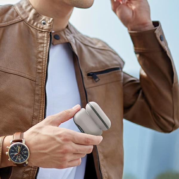 UNIQ etui Lyden DS AirPods Pro 2 gen(2022/2023) beżowo-zielony/ivory-lichen green