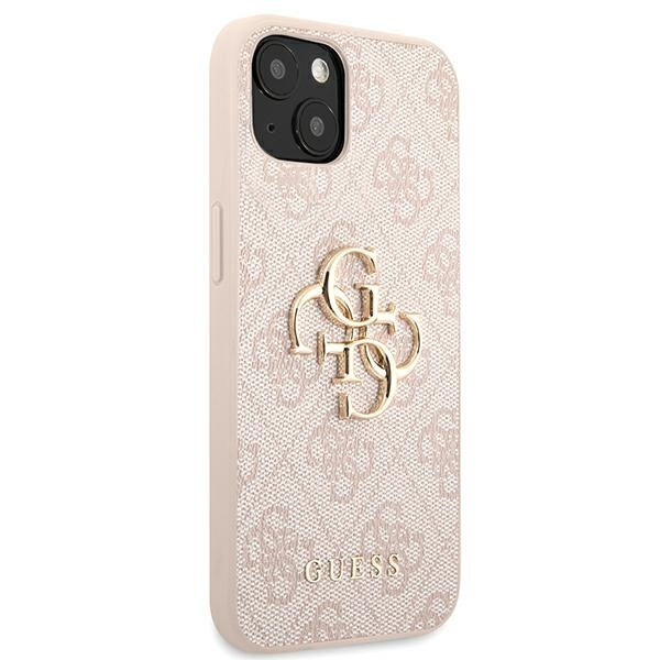 Telefontok GUESS Apple iPhone 13 4G Big Metal Logo Pink Hardcase