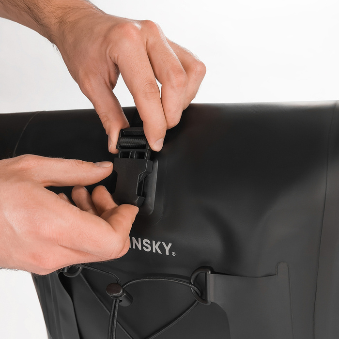 Wozinsky wasserdichte Fahrradtasche Kofferraumtasche 25l gelb (WBB24YE)