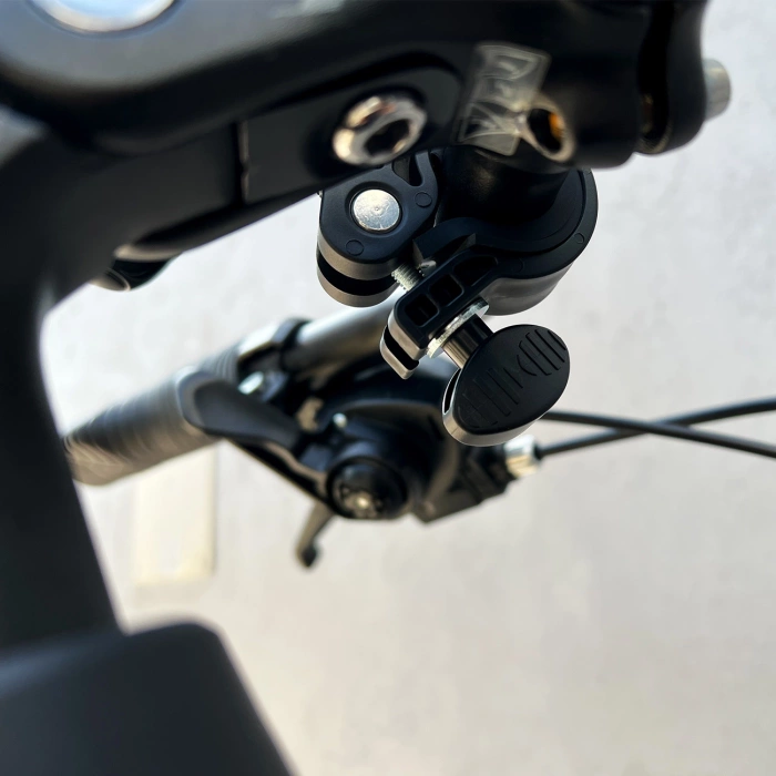 Wozinsky starker Telefonhalter für den Lenker eines Fahrrads, Motorrads, Rollers schwarz (WBBHK6)