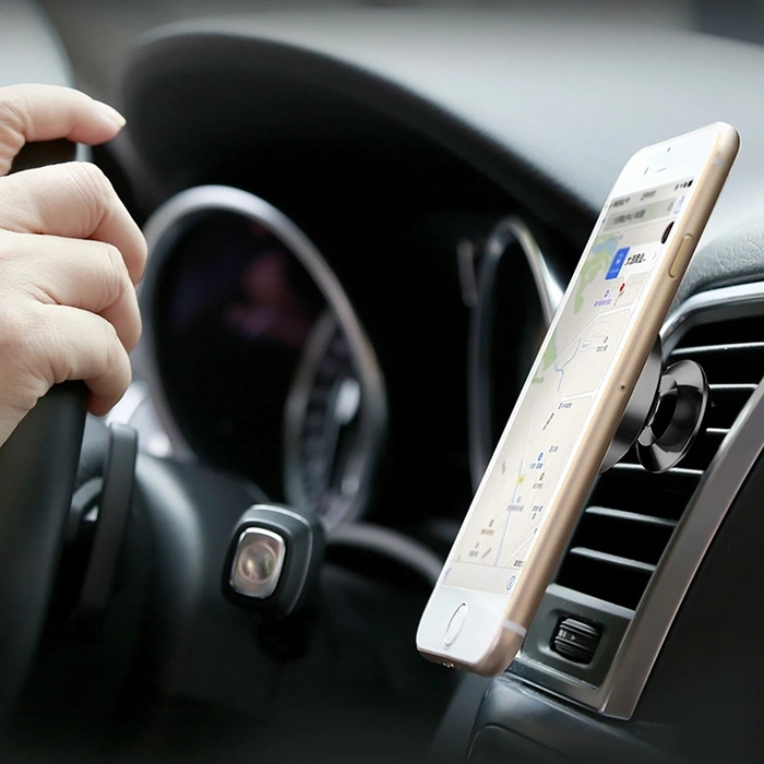 Baseus Small Ears Series Universal Air Vent Magnetic Car Mount Holder black (SUER-A01)