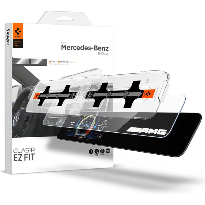 EDZETT Edzett üveg SPIGEN GLAS.TR "EZ FIT" SZETT MERCEDES E-CLASS 2020/2021
