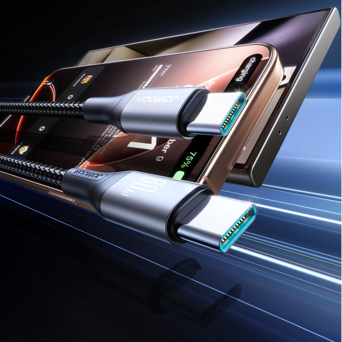 Joyroom S-A28 Flash Series 60W USB-C - USB-C Kabel 1m - schwarz